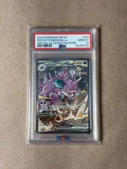 Pokemon - Team Rocket’s Nidoking #233 - PSA 10 - Destined Rivals - English Card - Image 3