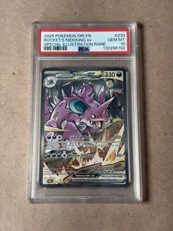 Pokemon - Team Rocket’s Nidoking #233 - PSA 10 - Destined Rivals - English Card - Image 4