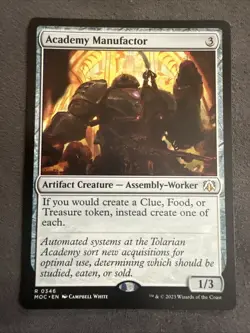 Academy Manufactor MTG March of the Machine Commander Rare NM x1 - Magic Card - Image 1