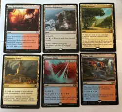 MTG Izzet (blue red) - Utility Land Lot - x6 NM regular MTG Commander - Image 1