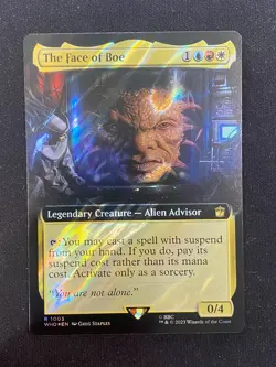 The Face of Boe (SURGE FOIL) Doctor Who MAGIC/MTG - Image 1
