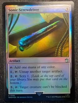 Sonic Screwdriver (0185) - Foil - Doctor Who (MTG) - Image 1