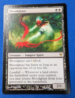Bloodghast, Zendikar, Magic the Gathering, MTG - Image 1