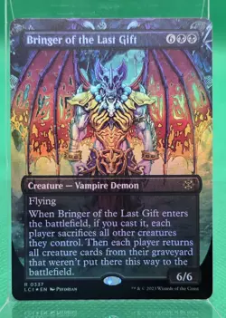 MTG Bringer of the Last Gift (Borderless) FOIL The Lost Caverns of Ixalan NM/M - Image 1