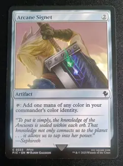 MTG Final Fantasy - Arcane Signet - Cloud Strife - Image 1