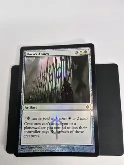 Wizards Norn's Annex New Phyrexia Foil Artifact White Rare 2011 James Paick 17 - Image 1