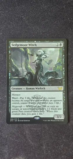 MTG Sedgemoor Witch Strixhaven: School of Mages 086/275 Regular Rare VLP - Image 1