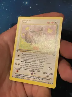 1999-2000 Pokemon EVOLI 1st 1. Edition 51/64 Dschungel Jungle French Excellent - Image 2