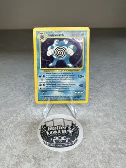 Poliwrath Holo MP/HP Rare Card 13/102 WOTC 1999 Pokemon TCG Base Set - Image 1