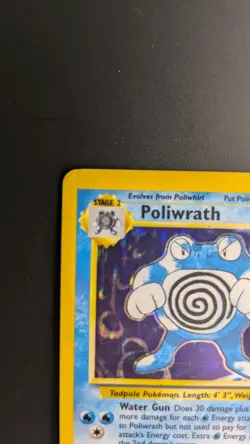 Poliwrath Holo WOTC Pokemon Card 13/102 Base Set Rare, 1999 MP - Image 2