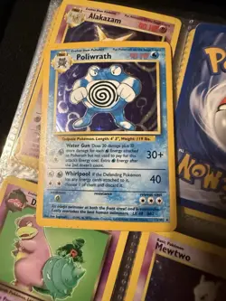 Poliwrath Holo WOTC Pokemon Card 13/102 Base Set Rare, Vintage 1999 LP - Image 1