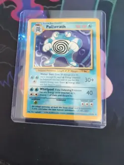 Poliwrath 13/102 Holo Rare Base Set 1999 WOTC Vintage Pokemon Card - Image 1