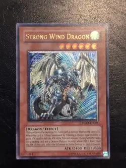 Yu-Gi-Oh! ULTIMATE RARE CARD STRONG WIND DRAGON RGBT-EN003 VLP - Image 1