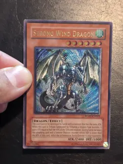 Yu-Gi-Oh! ULTIMATE RARE CARD STRONG WIND DRAGON RGBT-EN003 VLP - Image 3