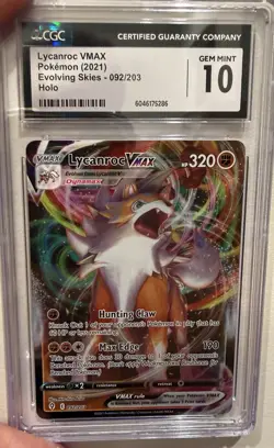 5-card Pokemon Slab Lot - Including Iron Boulder, Onix, Great Tusk, Lycanroc - Image 2