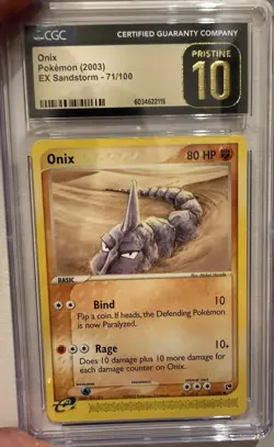 5-card Pokemon Slab Lot - Including Iron Boulder, Onix, Great Tusk, Lycanroc - Image 5