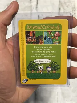 Animal Crossing e-Reader Card for Gameboy Advance NM 2002 Vintage Vtg Rare Cool - Image 1