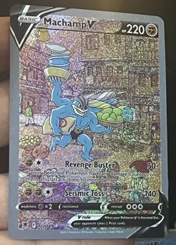 Machamp astral radiance Custom Card TCG Holo alt art Fan Art Nm - Image 1