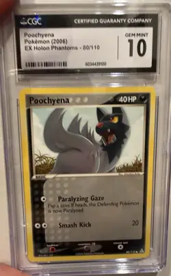 5-card Pokemon Slab Lot -Including Darkrai, Crobat, Umbreon, Raticate, Poochyena - Image 4