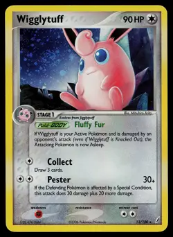 Pokemon Card - Wigglytuff Crystal Guardians 13/100 Holo Rare - Image 1