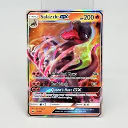Pokemon TCG - Salazzle GX 25/147 SM Burning Shadows Ultra Rare Holo Card NM - Image 1