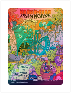 1x Krark-Clan Ironworks, 0011, Foil, Secret Lair Encyclopedia, Magic MTG NM - Image 1