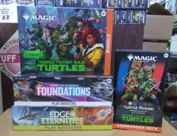 MTG FOUNDATIONS + EDGE PLAY + TEENAGE TURTLES COMMANDER & BUNDLE BOX - Image 1