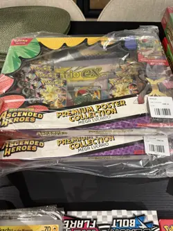 Pokemon TCG Ascended Heroes Mega Lucario Premium Poster Collection BRAND NEW ✅ - Image 1