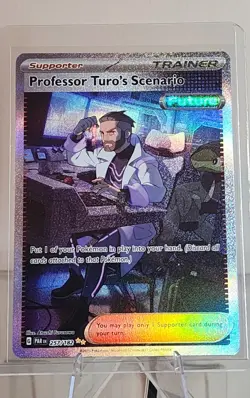 Pokemon TCG Professor Turo's Scenario 257/182 Paradox Rift SIR - Image 1