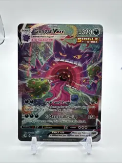 Pokemon Gengar VMAX Alternate Art Secret Rare Holo 271/264 Fusion Strike 320HP - Image 1