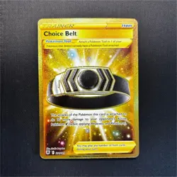 Pokemon Choice Belt 211/189 Swsh10 Astral Radiance Secret Rare Holo Trainer Item - Image 1