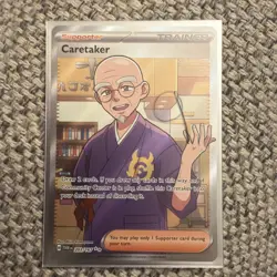 Pokemon TCG Caretaker Scarlet Violet-Twilight Masquerade 203/167 Holo Ultra Rare - Image 1
