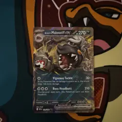 Arven's Mabosstiff Ex 139/182 Pokemon Play! Prize Pack Series 8 Pack Fresh - NM - Image 1
