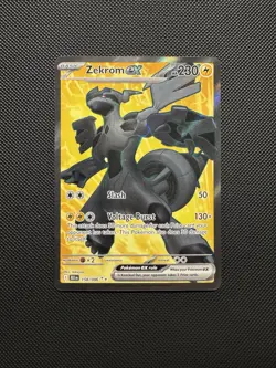 Pokemon TCG Zekrom ex 158/086 Sv: Black Bolt Ultra Rare Near Mint - Image 1
