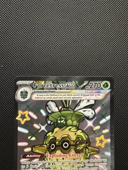 Pokemon TCG Forretress ex 212/091 Sv: Paldean Fates Shiny Ultra Rare Near Mint - Image 3