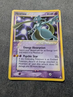 Pokemon TCG Mewtwo EX Holon Phantoms 103/110 Gold Stamp - Image 2