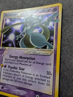 Pokemon TCG Mewtwo EX Holon Phantoms 103/110 Gold Stamp - Image 4
