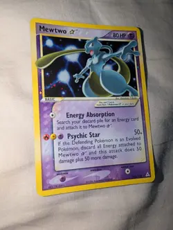 Pokemon TCG Mewtwo EX Holon Phantoms 103/110 Gold Stamp - Image 5