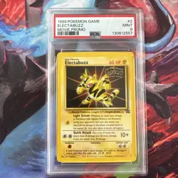 1999 POKEMON GAME MOVIE PROMO #2 ELECTABUZZ PSA 9 - Image 1