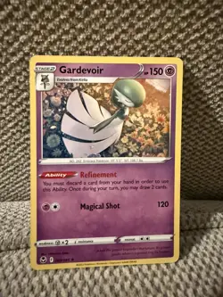 🚀 Gardevoir 069/195 Rare Non Holo Silver Tempest Pokemon TCG MINT - Image 1