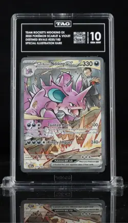 NIDOKING EX 2025 POKEMON SCARLET & VIOLET DESTINED RIVALS #233/182 SIR TAG 10 - Image 1