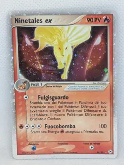 Ninetales ex 96/101 Hidden Legends Holo Rare Pokemon TCG Nintendo ITALIAN LP - Image 1