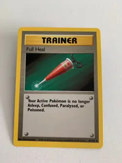 POKEMON TRAINER FULL HEAL 82/102 BASE SET. 1999 WOTC. - Image 1