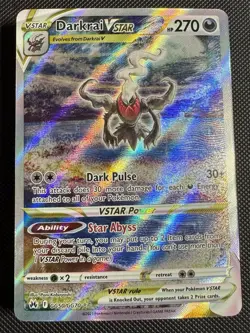 Pokemon Crown Zenith Galarian Gallery Darkrai VSTAR GG50/GG70 NM Condition - Image 1