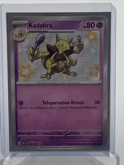 Kadabra 149/091 Pokemon TCG: Scarlet & Violet Paldean Fates Shiny Rare Holo - Image 5