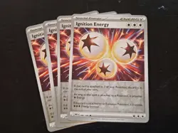 4x Ignition Energy Reverse Holo 086/086 x4 - White Flare - Pokemon Playset - Image 1