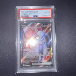 Team Rocket's Mewtwo ex 213 Ultra Rare Pokemon Destined Rivals PSA 10 - Image 1