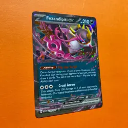 Fezandipiti EX 142/217 Ascended Heroes Pokemon Card NM ASC English Tcg - Image 3