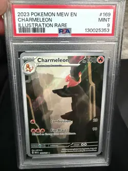 PSA 9 Charmeleon 169/165 IR 2023 Pokemon 151 Mew EN Illustration Rare - Image 1