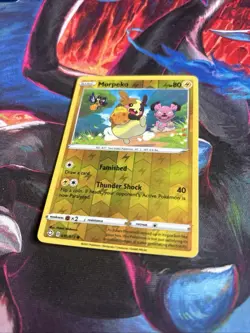Morpeko 36/72 Shining Fates Reverse Holo Common Pokemon Card Pokemon TCG 036/072 - Image 1